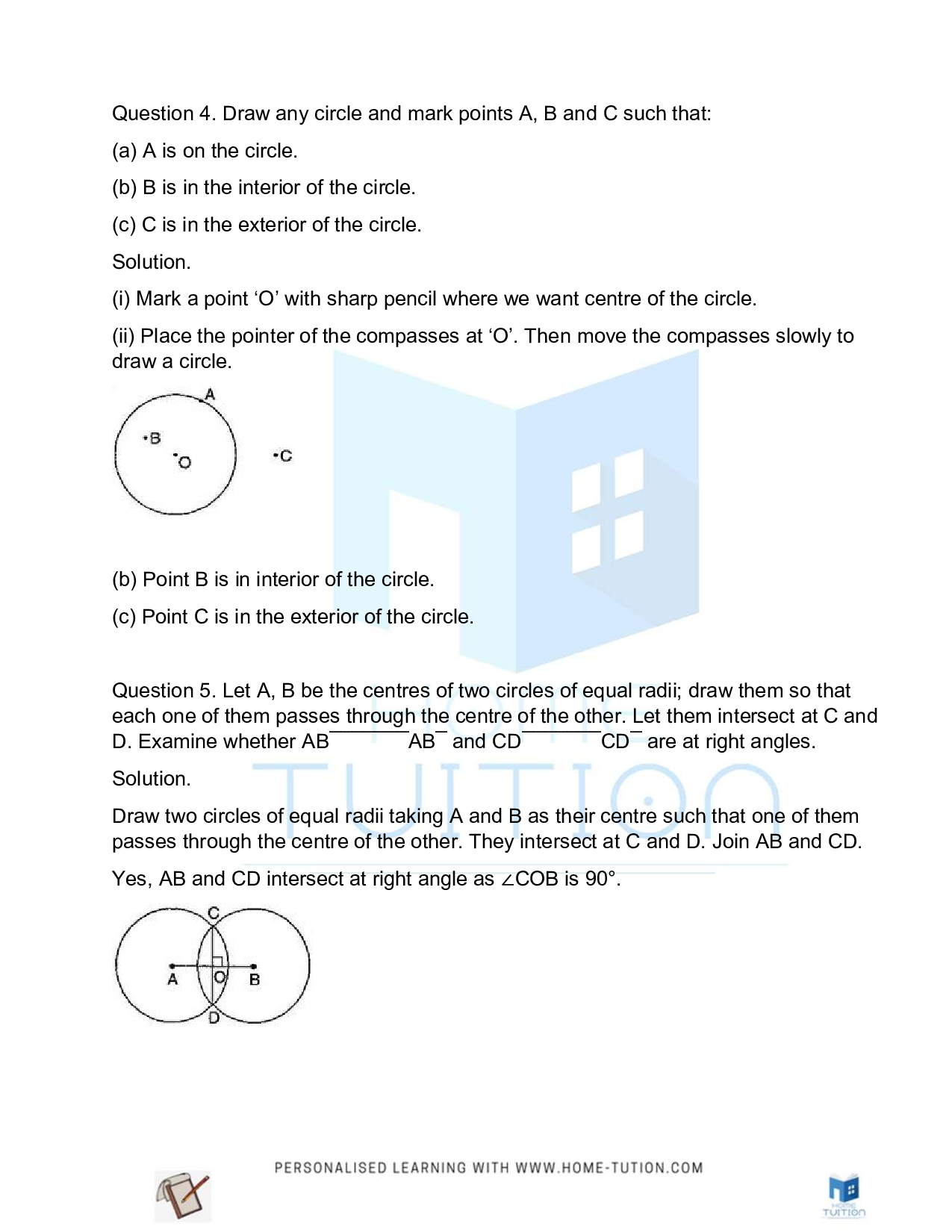 Class 6 Maths Chapter 14 Practical Geometry