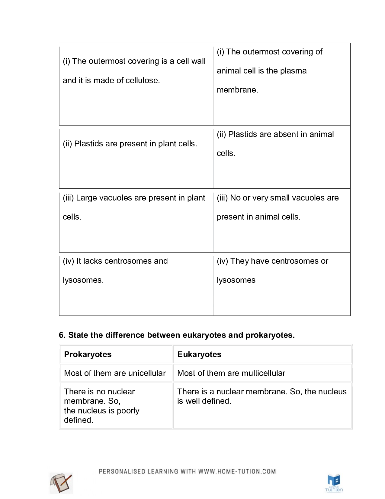 Class 8 Science Chapter 8 Cell – Structure and Functions