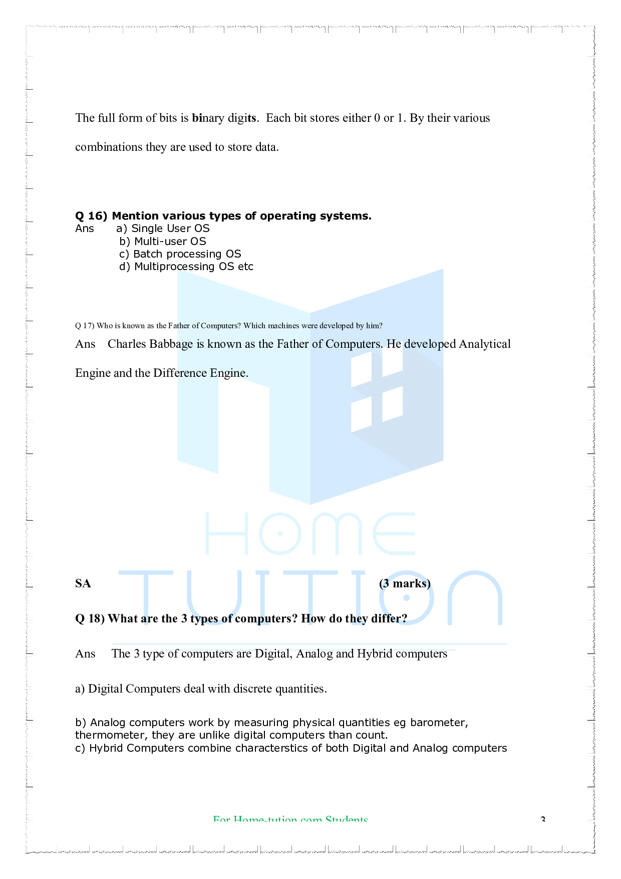 class 11 computer science chapter 5 introduction to problem solving