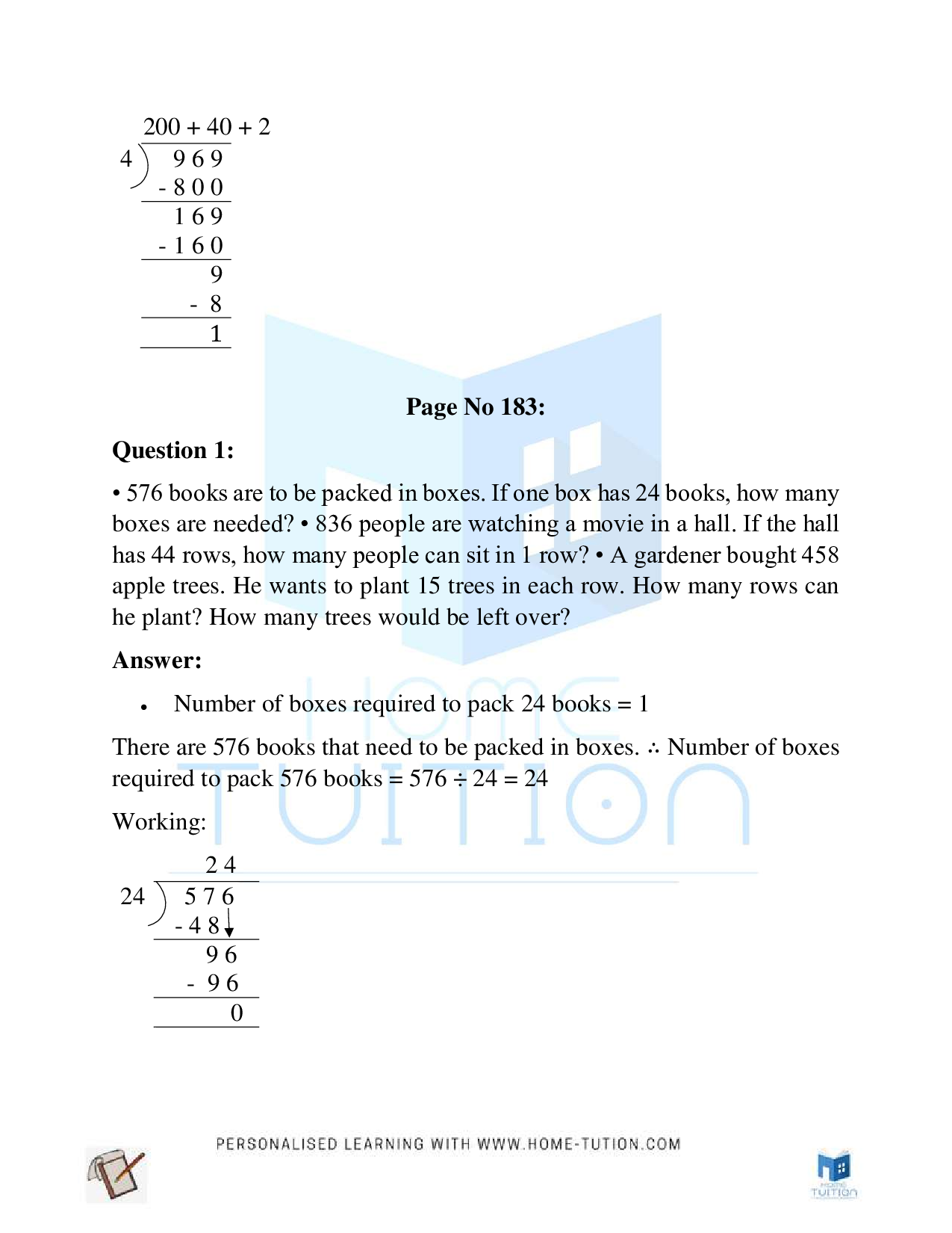 NCERT Class 5 Maths Chapter 13 Ways To Multiply And Divide