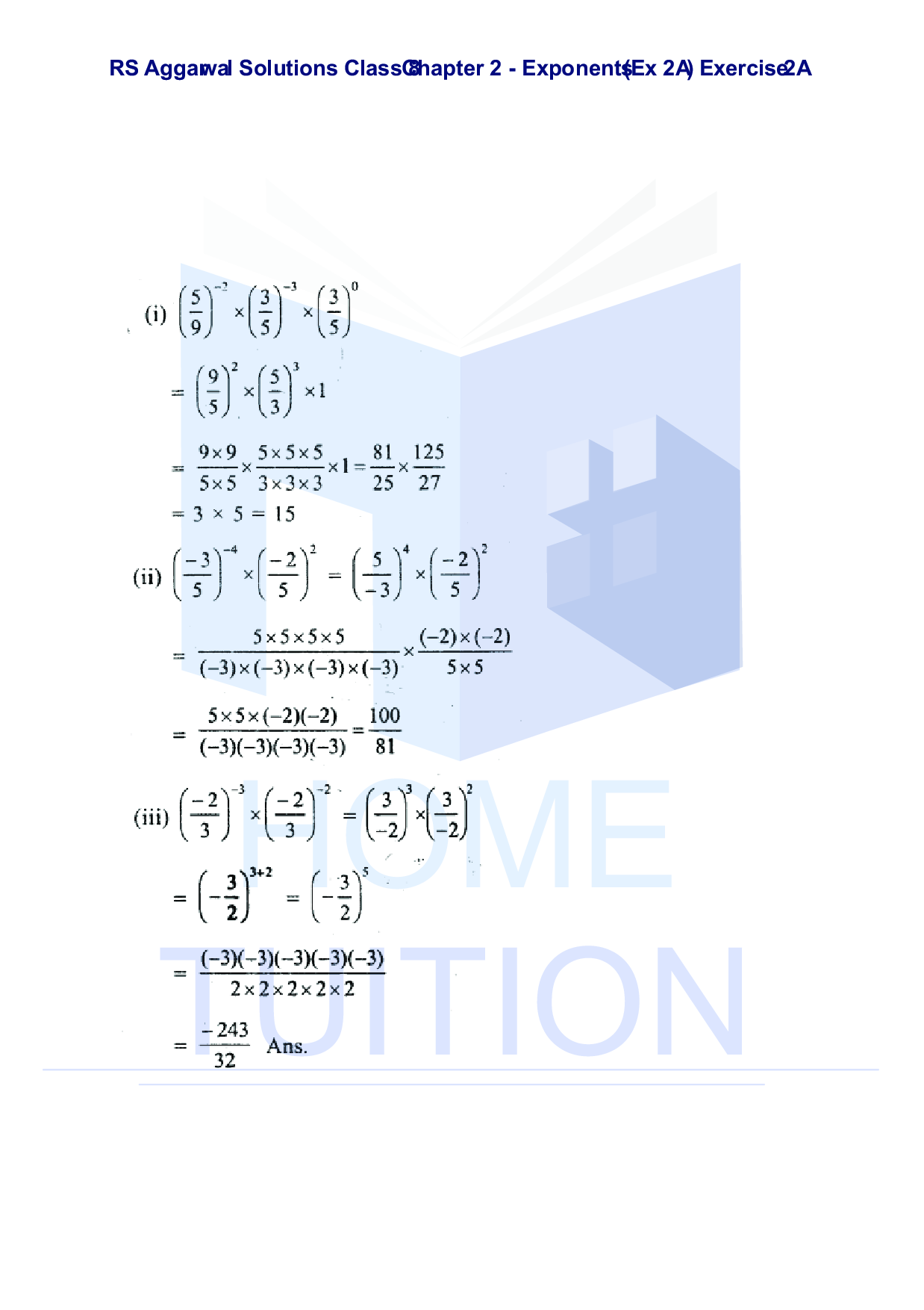 Chapter-2 Exponents