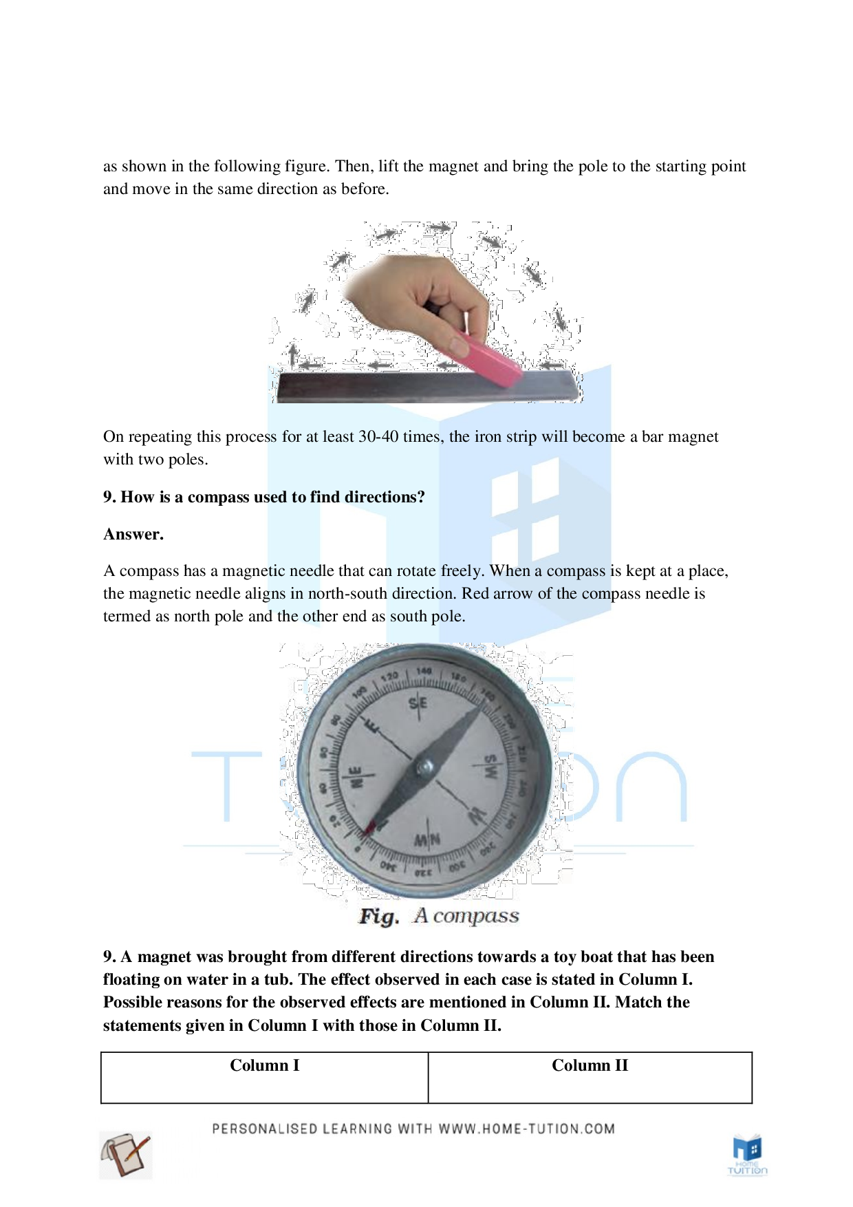 Class 6 Science Chapter 13 Fun with Magnets