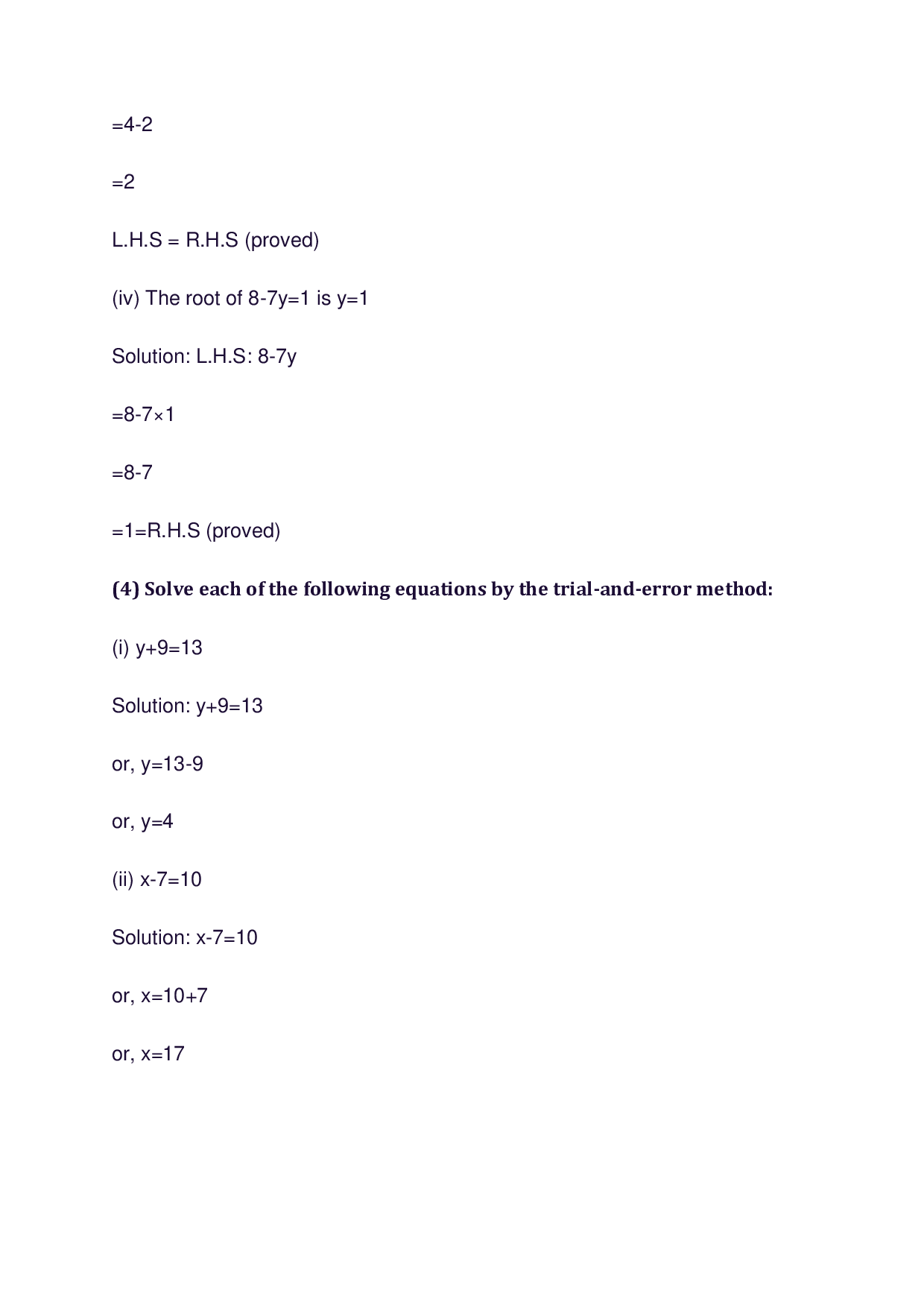 Chapter-9 Linear Equations in One Variable