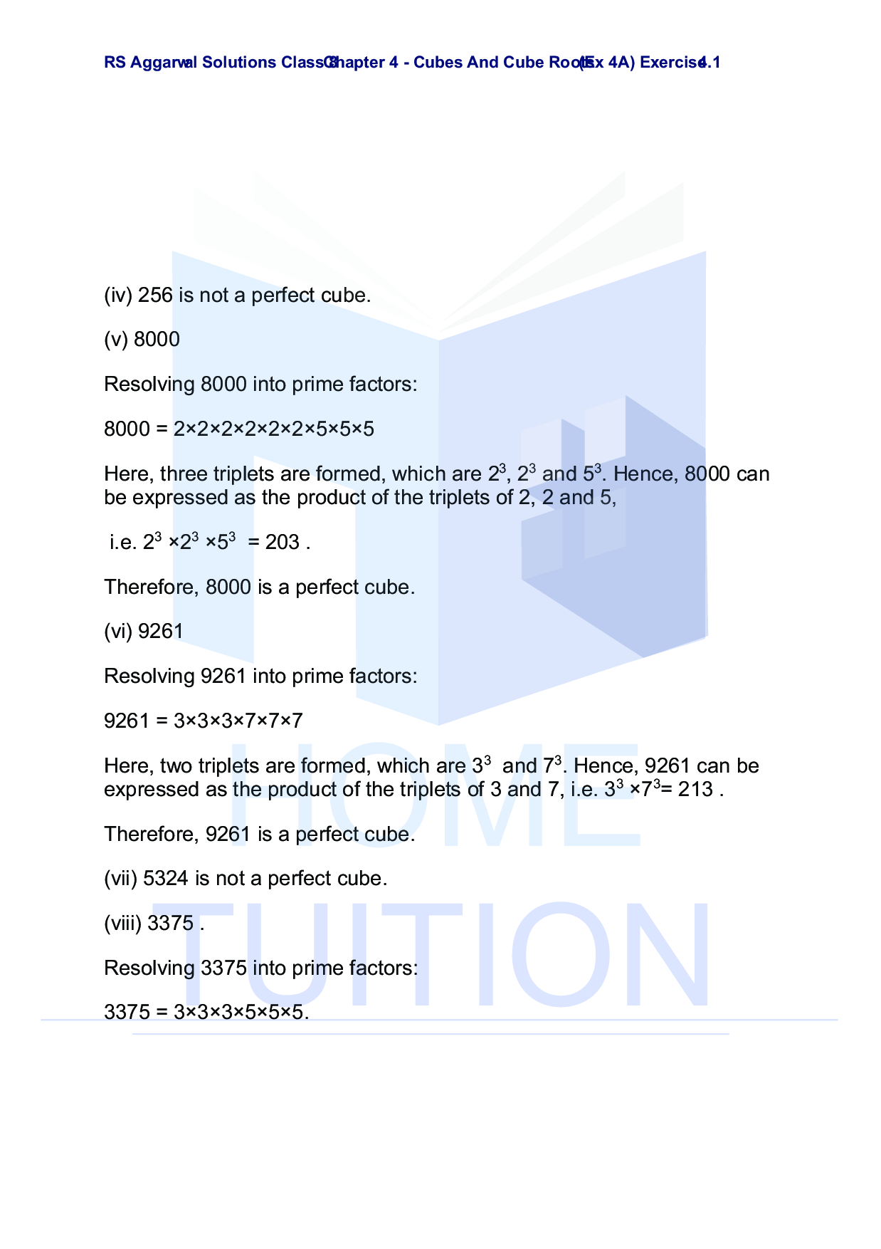 Chapter-4 Cubes and Cube Roots