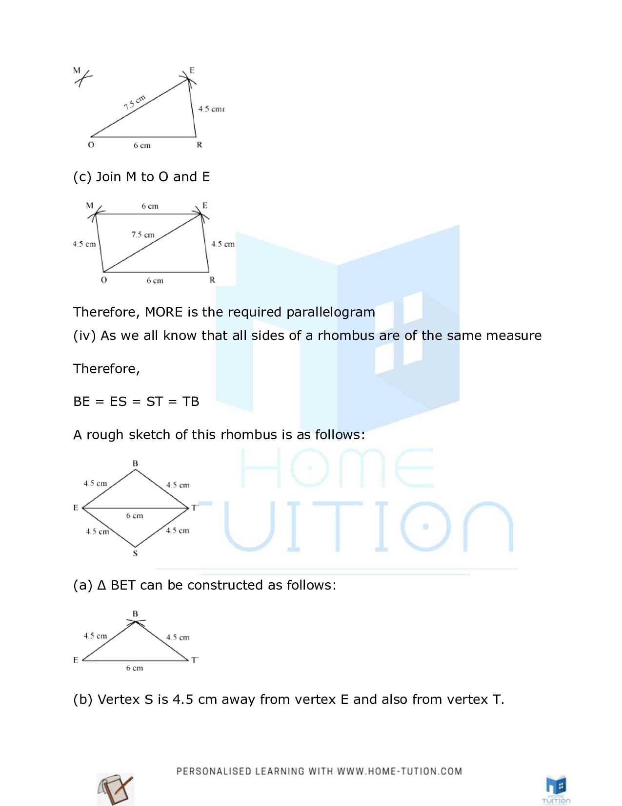 Class 8 Maths Chapter 4 Practical Geometry
