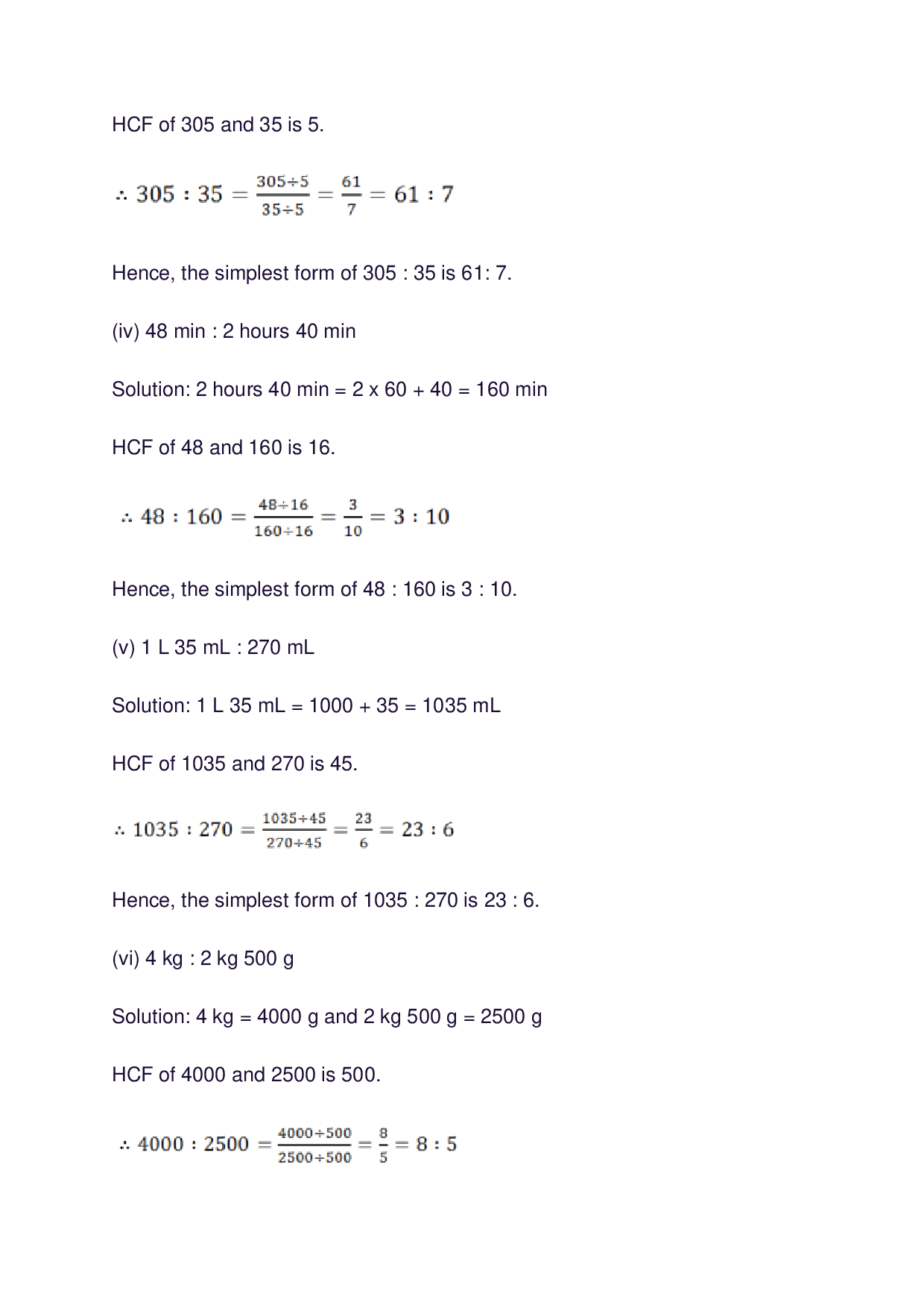 Chapter-10 Ratio, Proportion and Unitary Method