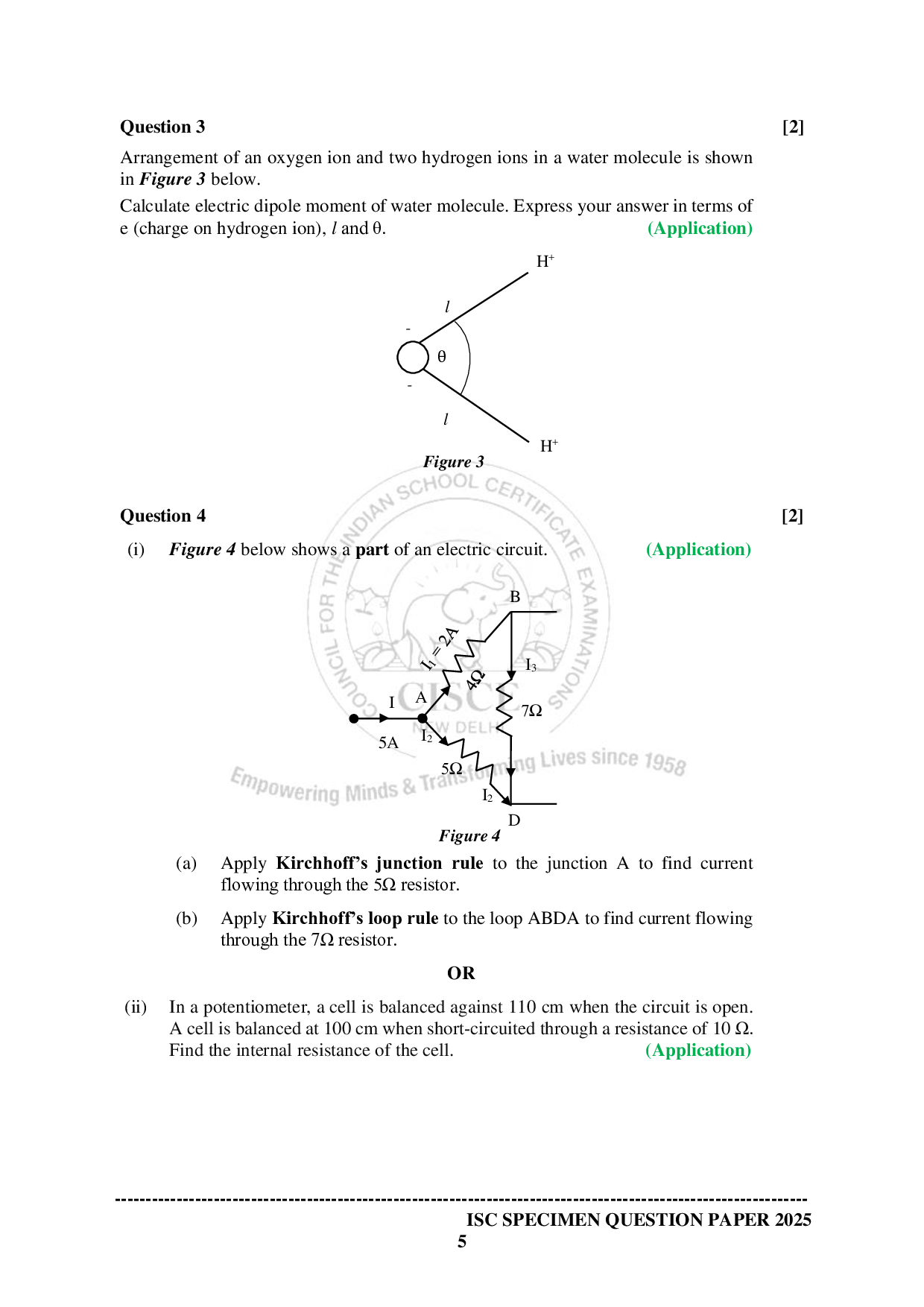 ISE Sample paper for Physics 