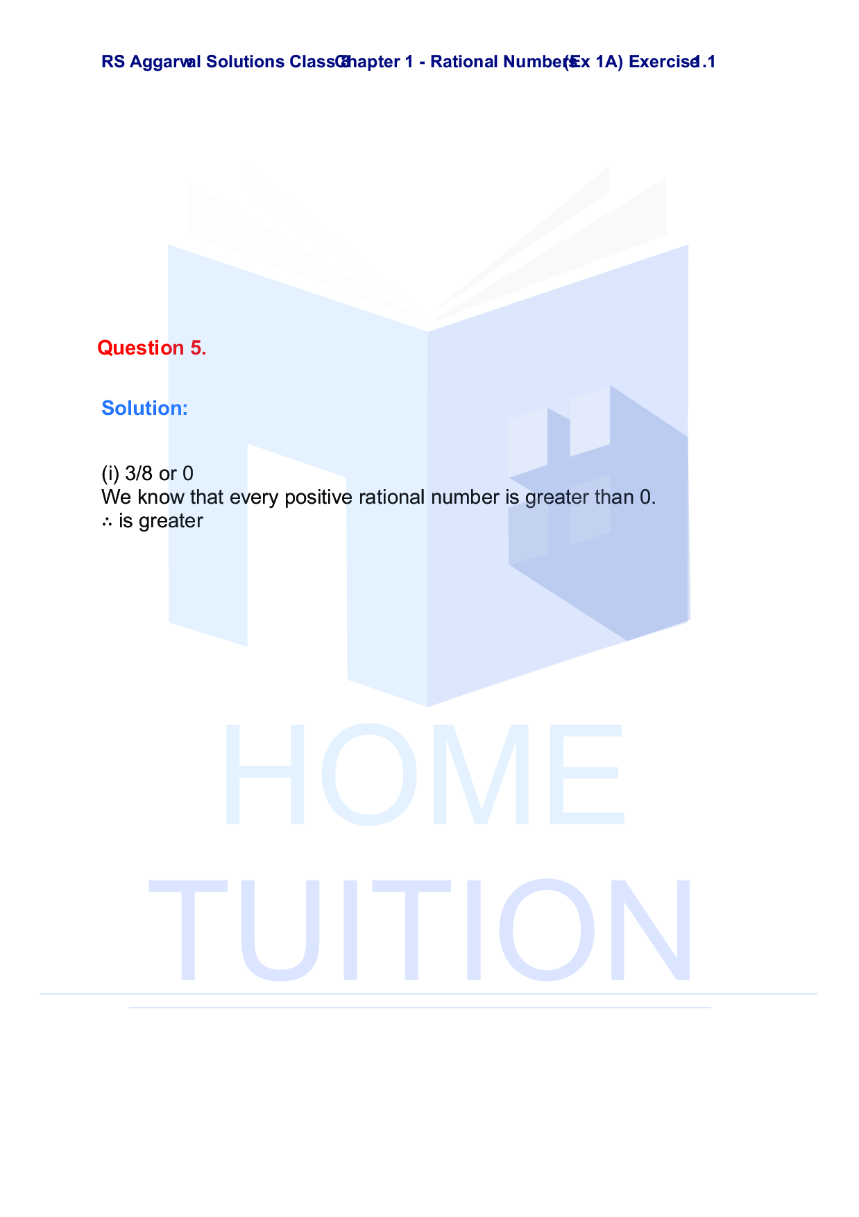 Chapter-1 Rational Numbers