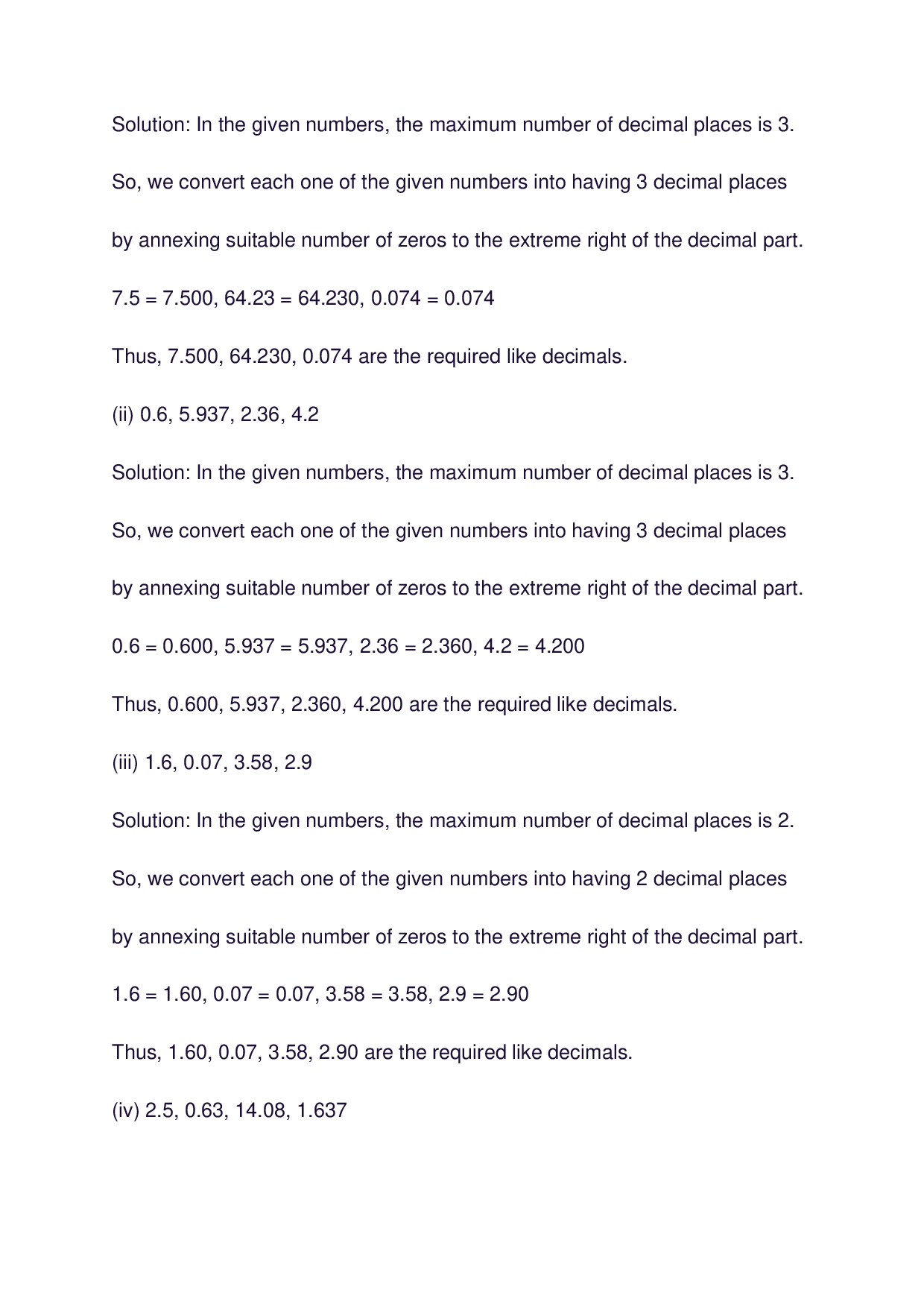 Chapter-7 Decimals