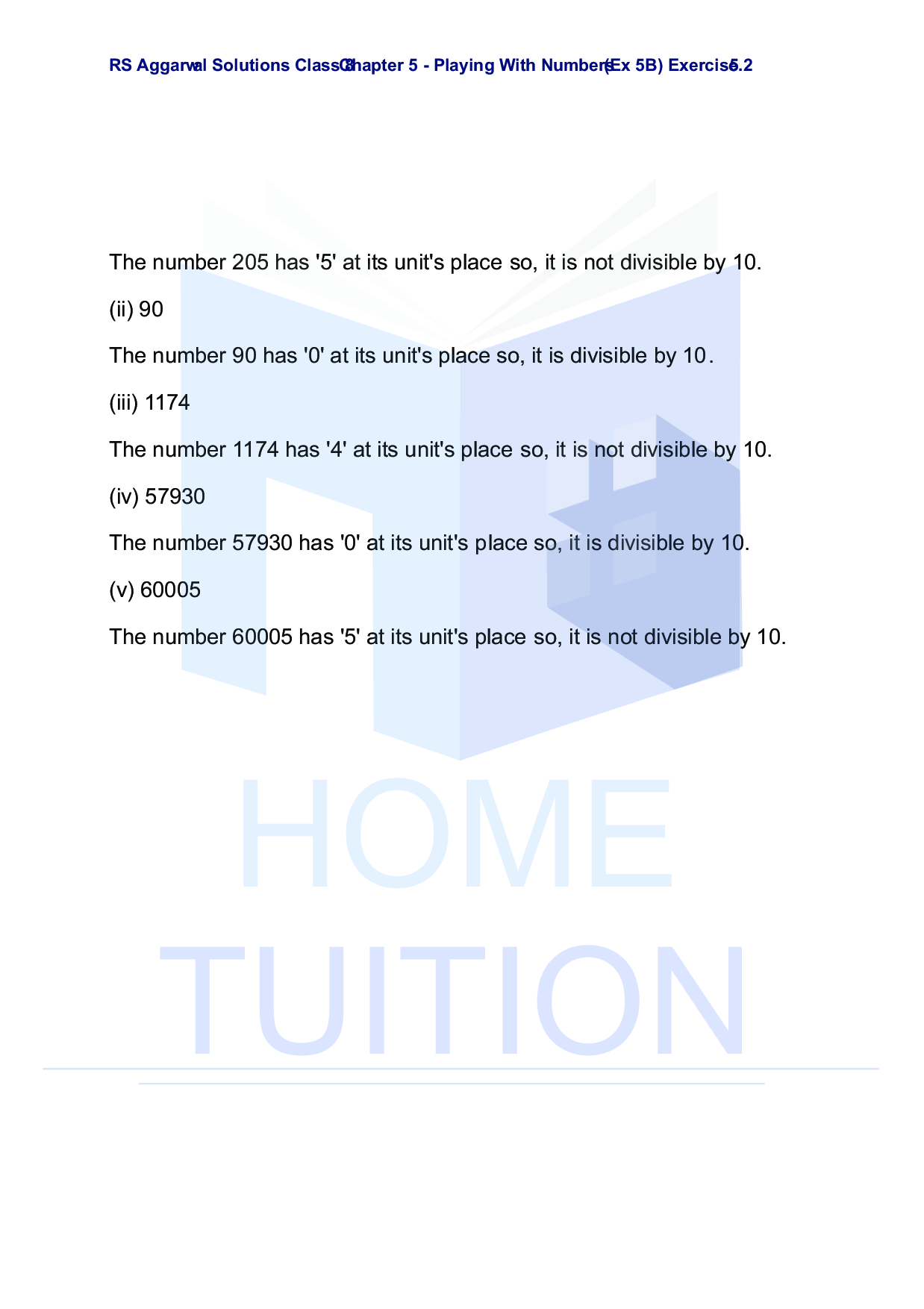 Chapter-5 Playing with Numbers