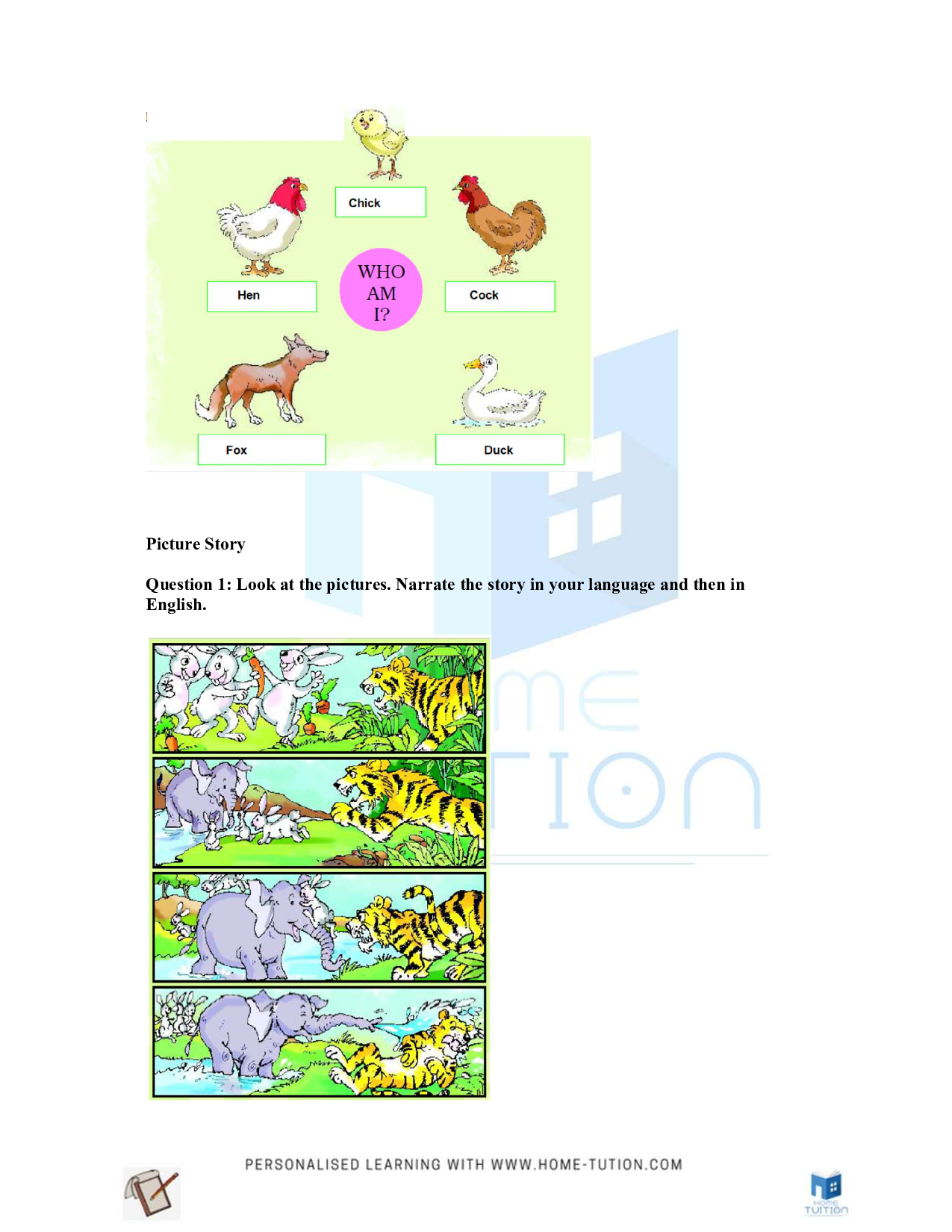 NCERT Solutions for Class 2 English Funny Bunny