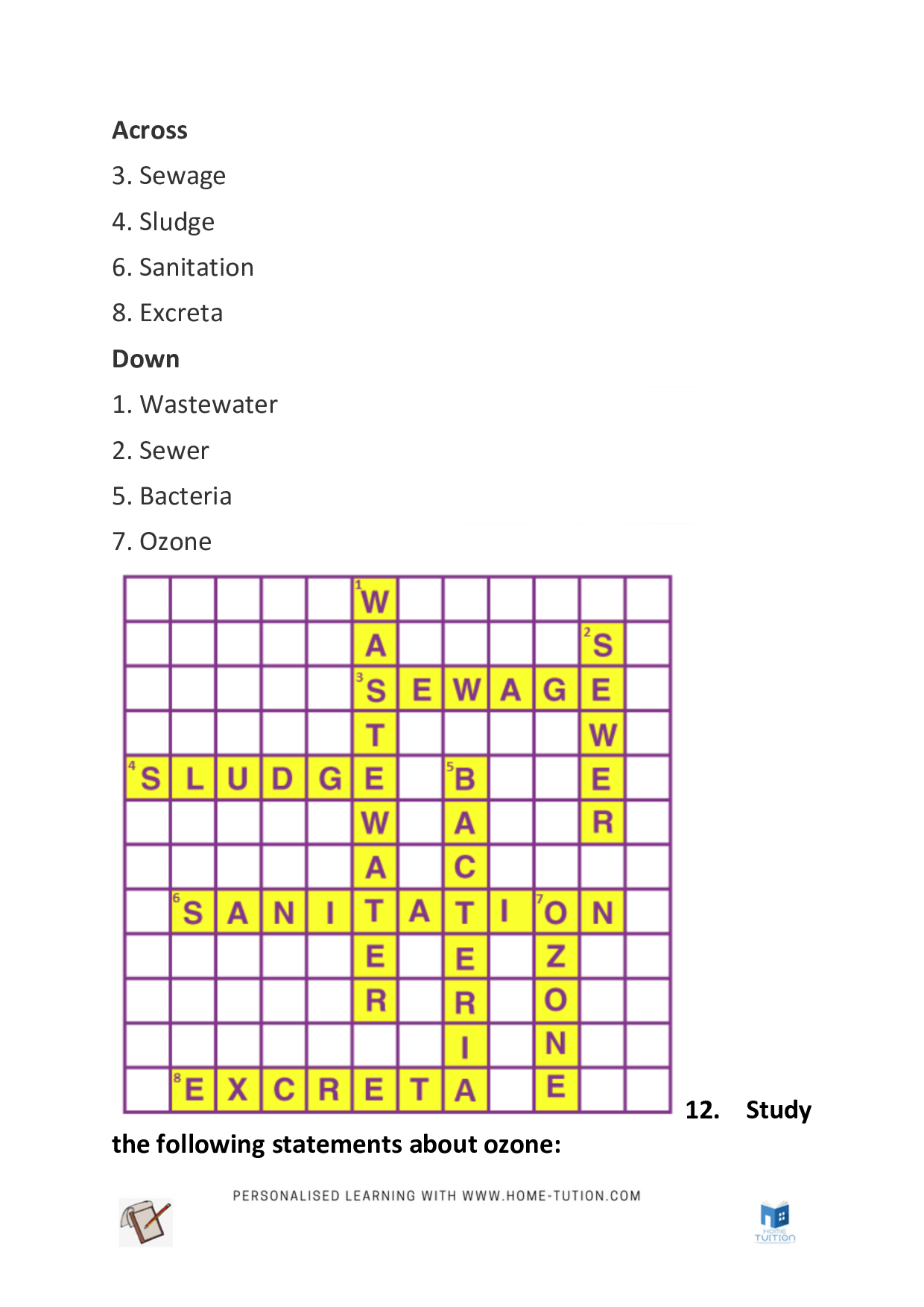 Class 7 Science Chapter 18 – Wastewater Story