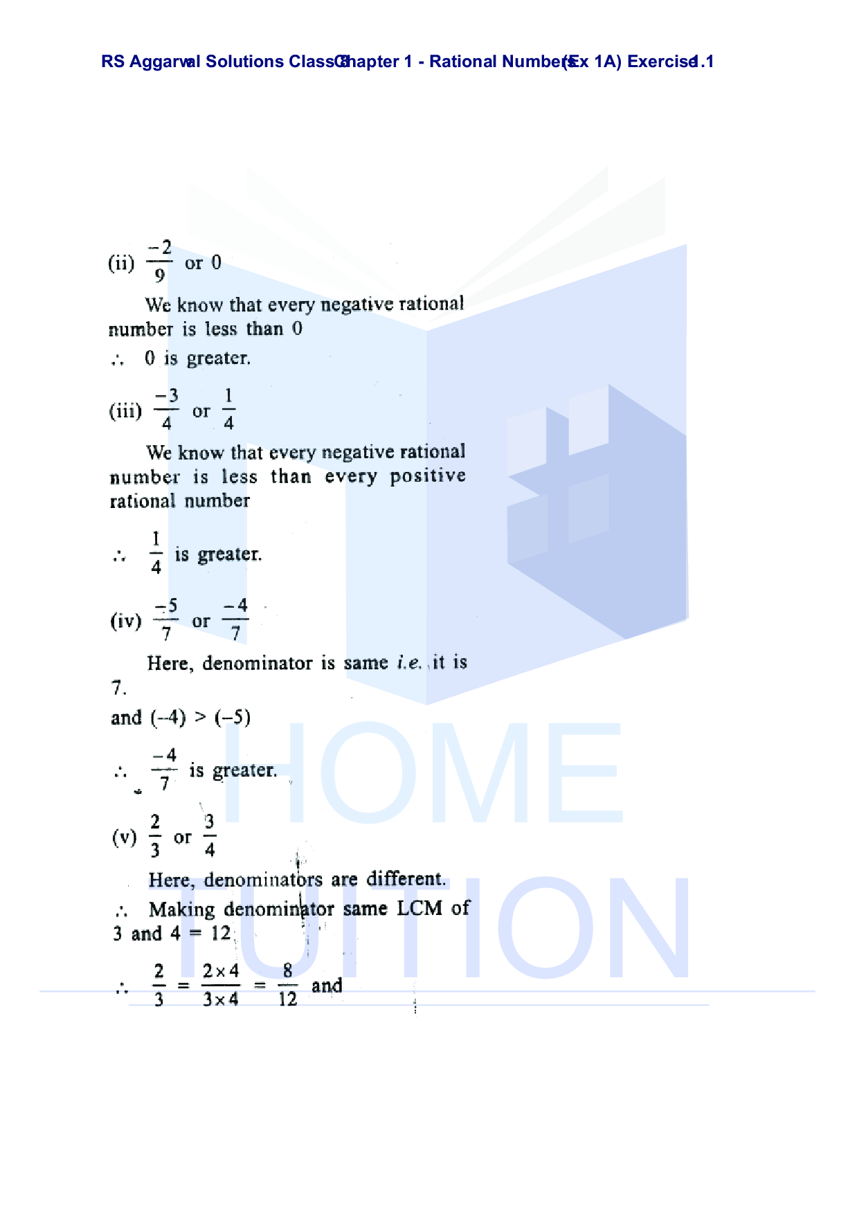 Chapter-1 Rational Numbers