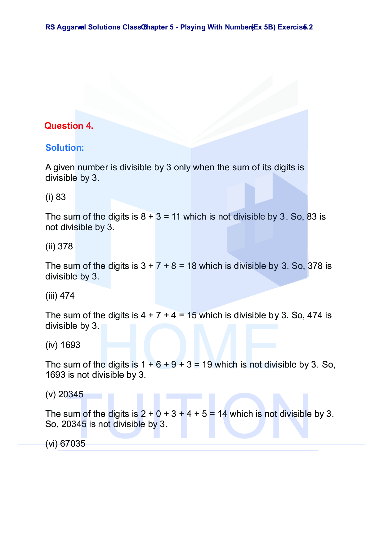 Chapter-5 Playing with Numbers