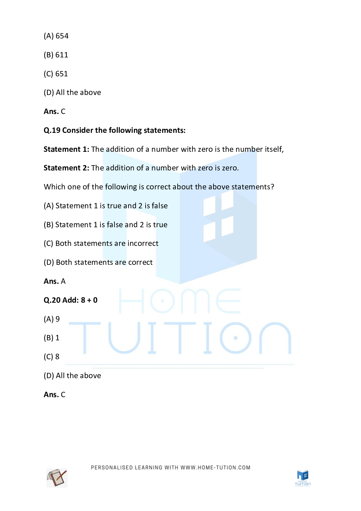 CBSE Class 2 Maths Addition Worksheets Download Free Printable PDF