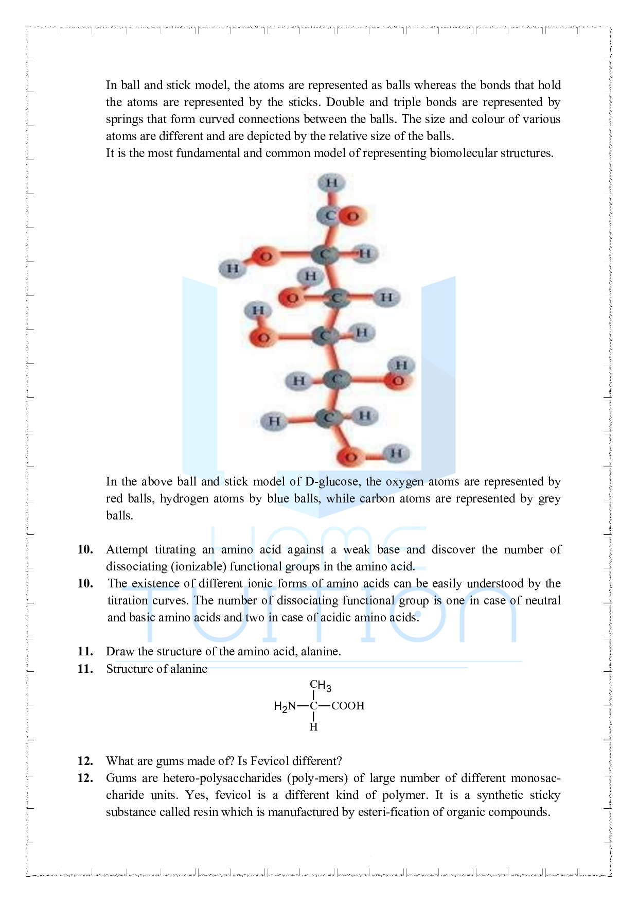 Chapter 9 Biomolecules