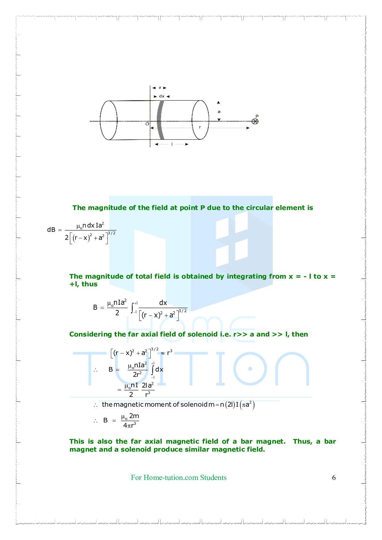 Chapter 5 Magnetism and Matter Questions