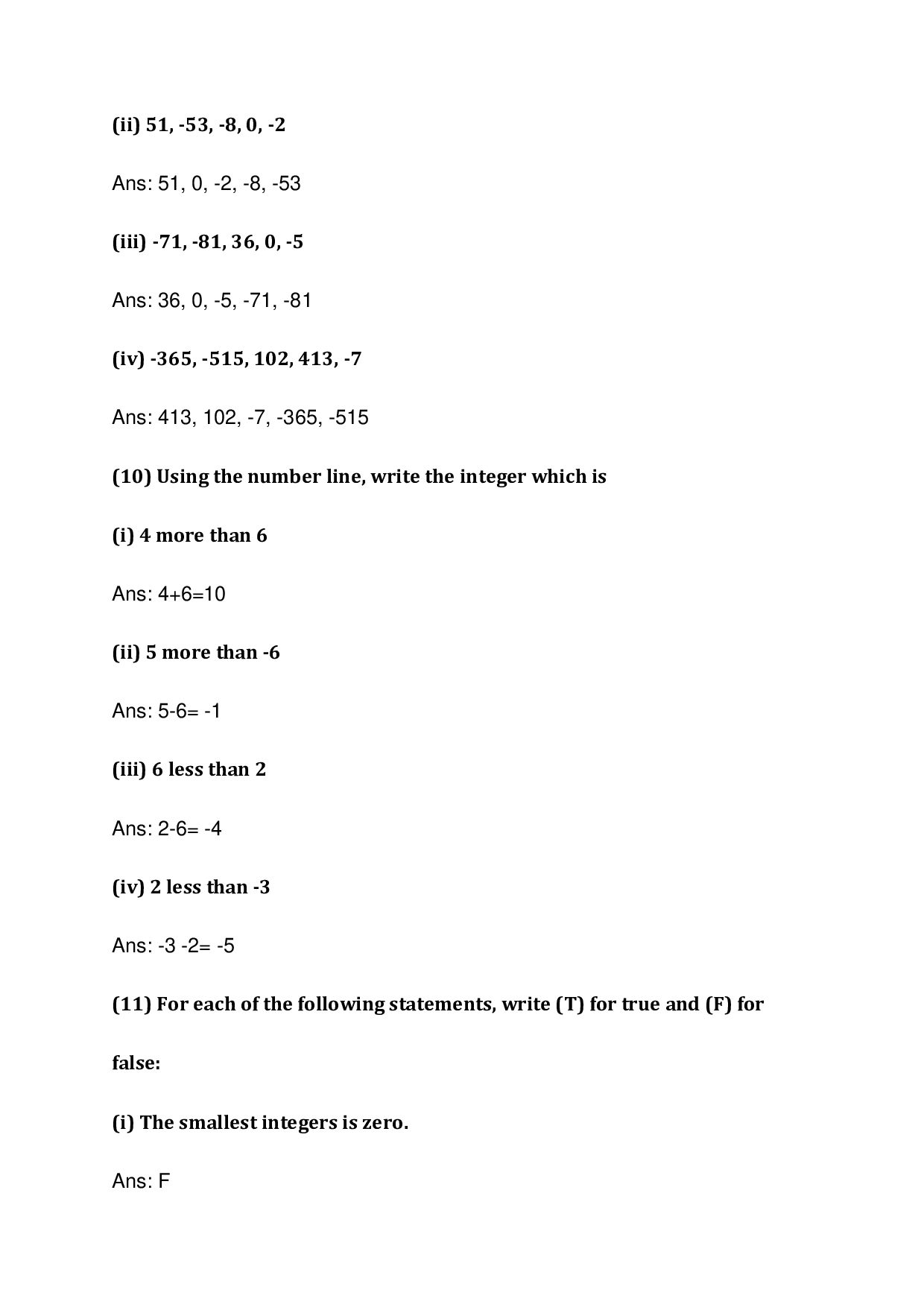 Chapter-4 Integers