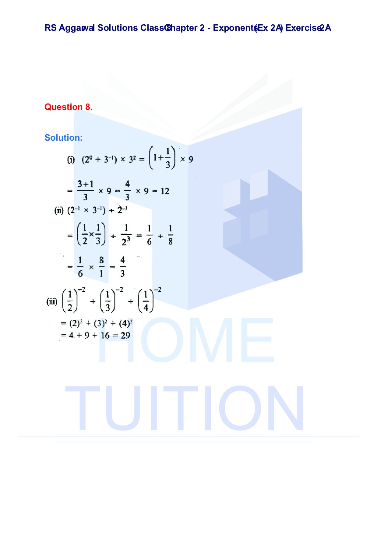 Chapter-2 Exponents