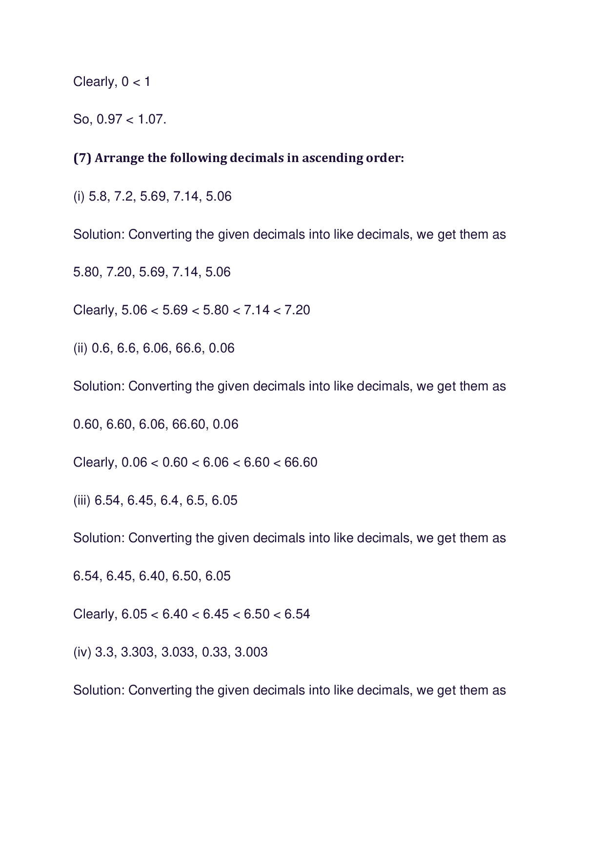 Chapter-7 Decimals