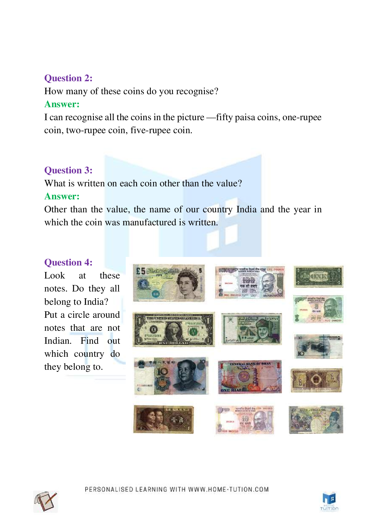 NCERT Class 4 EVS Chapter-24 Home and Abroad