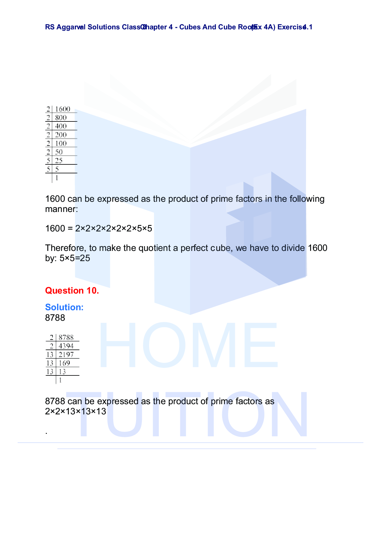 Chapter-4 Cubes and Cube Roots