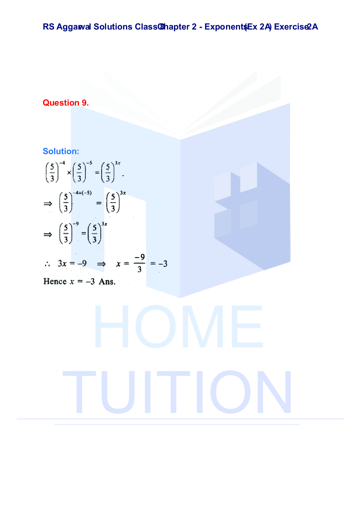 Chapter-2 Exponents