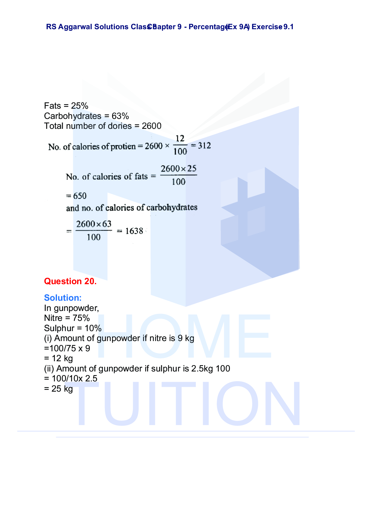 Chapter-9 Percentage