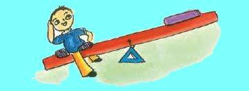 Raju wants to ride a see-saw