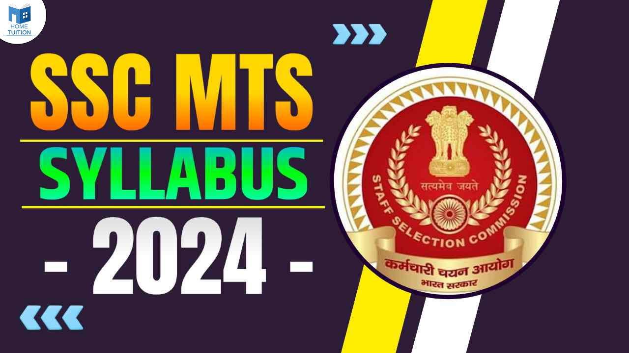 SSC MTS Syllabus 2024