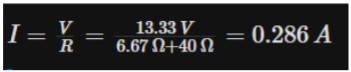 Thevenins matching circuit equation