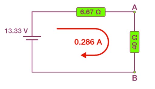 Thevenins matching circuit