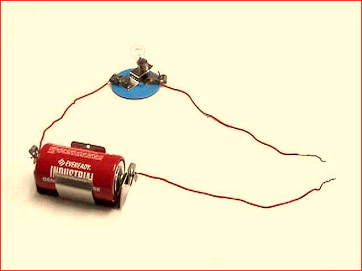 Conduction tester using a torch bulb