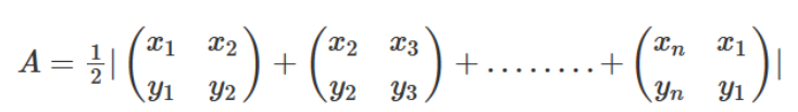 convex polygon formula