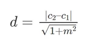 distancebetweentwolinesformula