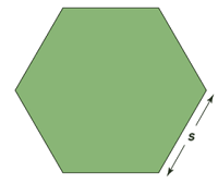hexagon with side s