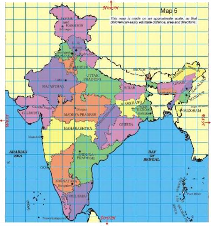 NCERT Solutions for Class 5 Maths Chapter 8 Mapping Your Way