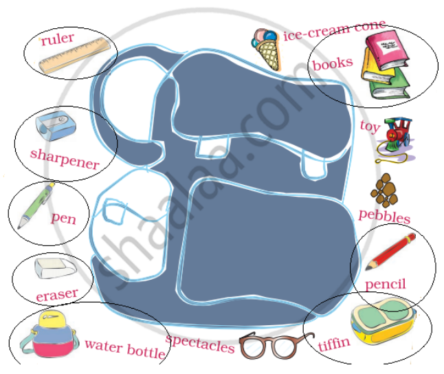 Circle what you can carry in your school bag