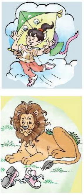 the magic kite and who did the lion eat