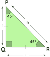 perimeter of an isosceles right right-angled triangle
